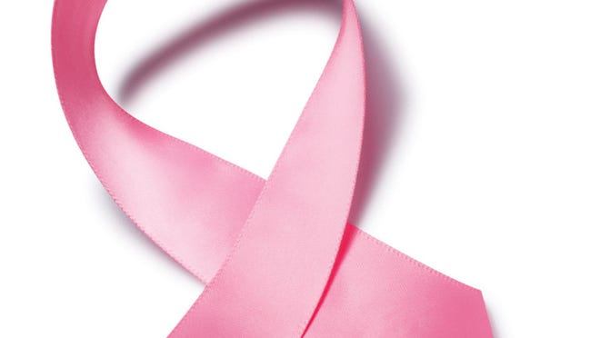 The pink ribbon shows support for breast cancer patients.